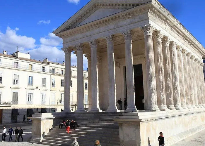 Costieres Climatise Parking Gratuit Lave Linge Loggia نيم